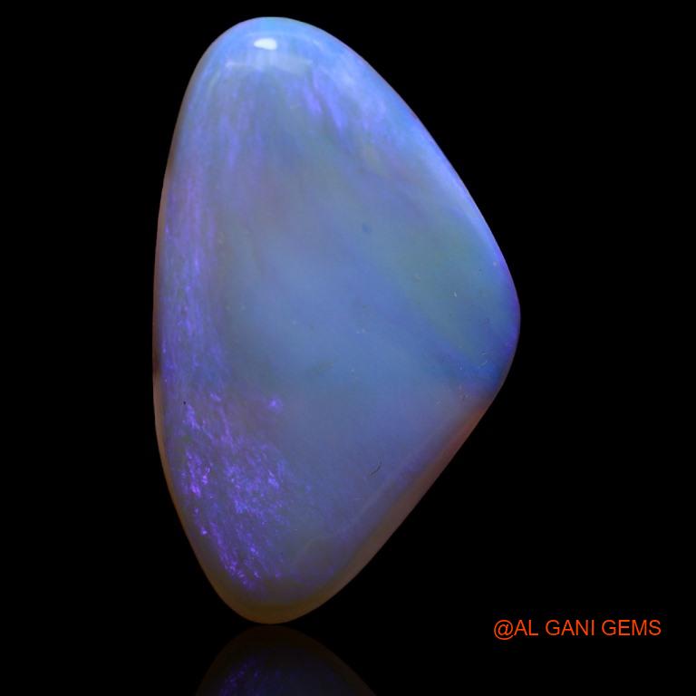 44.65 Cts Natural Australian Fire Opal Fancy Cabochon Loose Gemstone For Jewelry 43x25x7 mm A-200