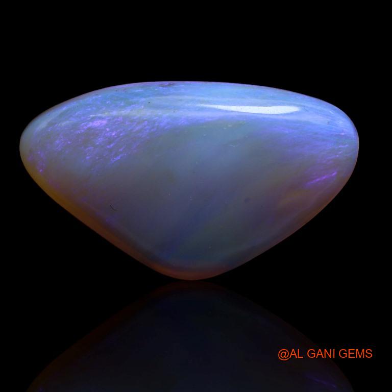 44.65 Cts Natural Australian Fire Opal Fancy Cabochon Loose Gemstone For Jewelry 43x25x7 mm A-200