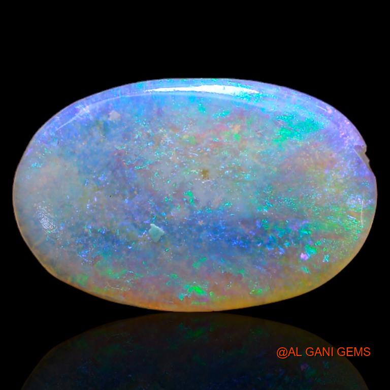 2.05 Cts Natural Australian Fire Opal Loose Gemstone Oval Cabochon 14x9x2 mm A-202