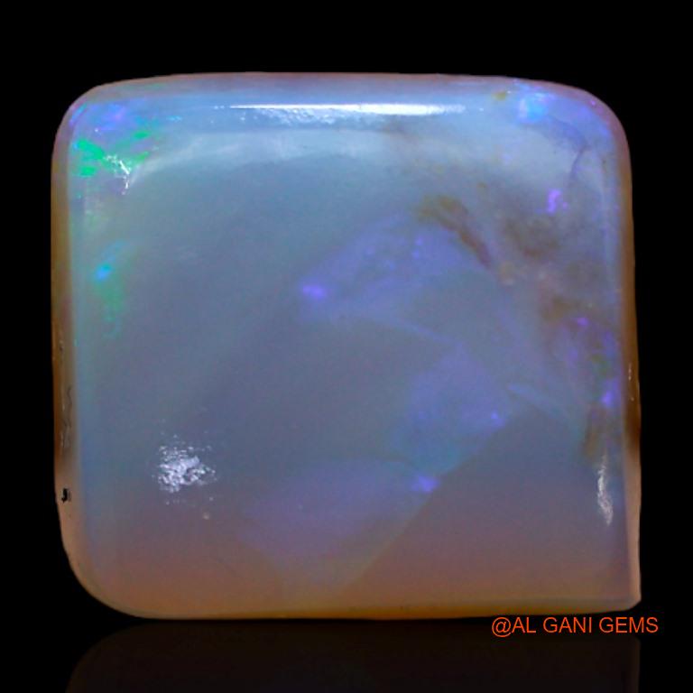 Natural Fire Opal Gemstone 4.80 Cts Loose Square Cabochon From Australia 11x10x4 mm A-204