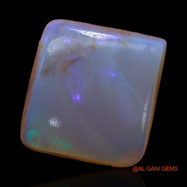 Natural Fire Opal Gemstone 4.80 Cts Loose Square Cabochon From Australia 11x10x4 mm A-204