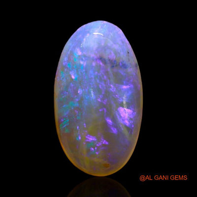 3.25 Cts Unheated Australian Fire Opal Loose Gemstone Oval Cabochon Natural 14x8x4 mm A-208
