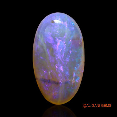 3.25 Cts Unheated Australian Fire Opal Loose Gemstone Oval Cabochon Natural 14x8x4 mm A-208