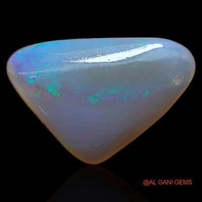 2.75 Cts Natural Australian Fire Opal Loose Gemstone Trillion Cabochon 14x9x3 mm A-209