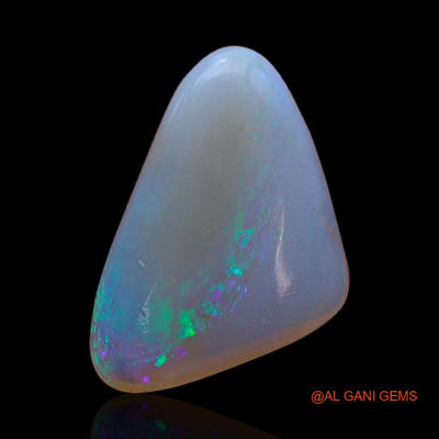 2.75 Cts Natural Australian Fire Opal Loose Gemstone Trillion Cabochon 14x9x3 mm A-209