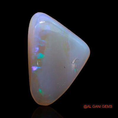 2.75 Cts Natural Australian Fire Opal Loose Gemstone Trillion Cabochon 14x9x3 mm A-209