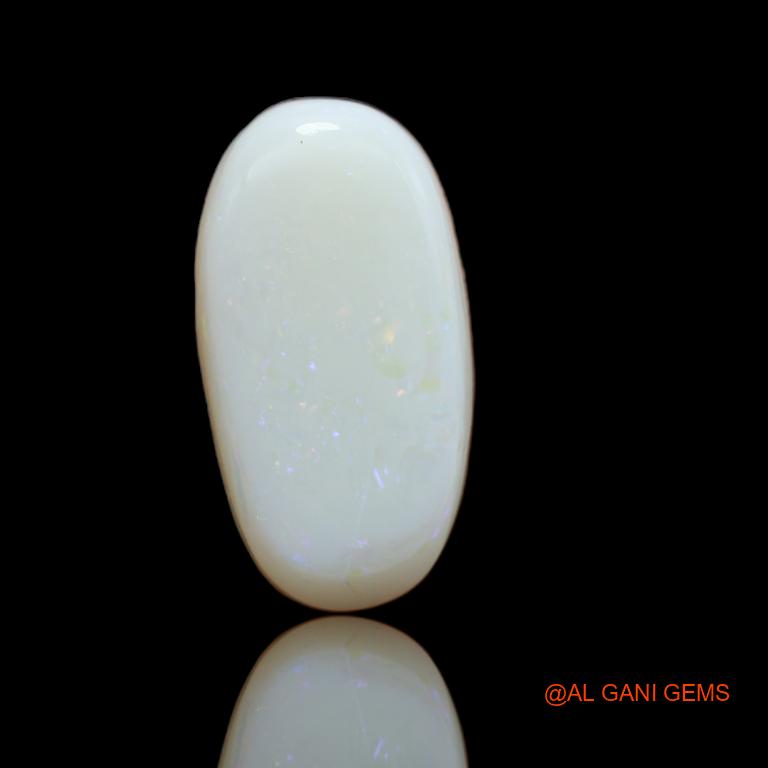 5.75 Cts Natural Australian Fire Opal Loose Gemstone Oval Cabochon 18x9x4 mm A-20