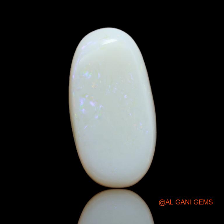 5.75 Cts Natural Australian Fire Opal Loose Gemstone Oval Cabochon 18x9x4 mm A-20
