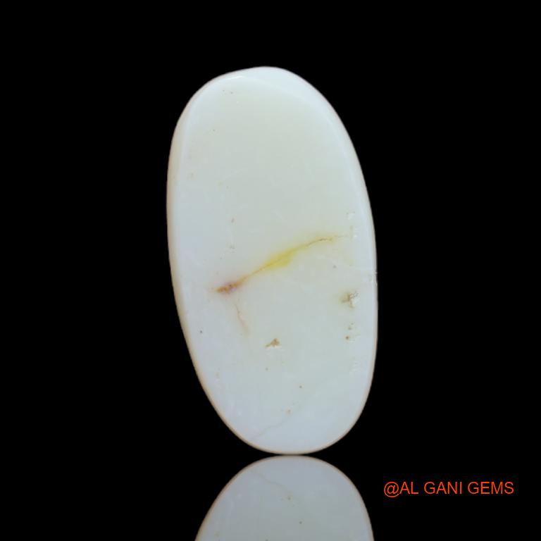 5.75 Cts Natural Australian Fire Opal Loose Gemstone Oval Cabochon 18x9x4 mm A-20