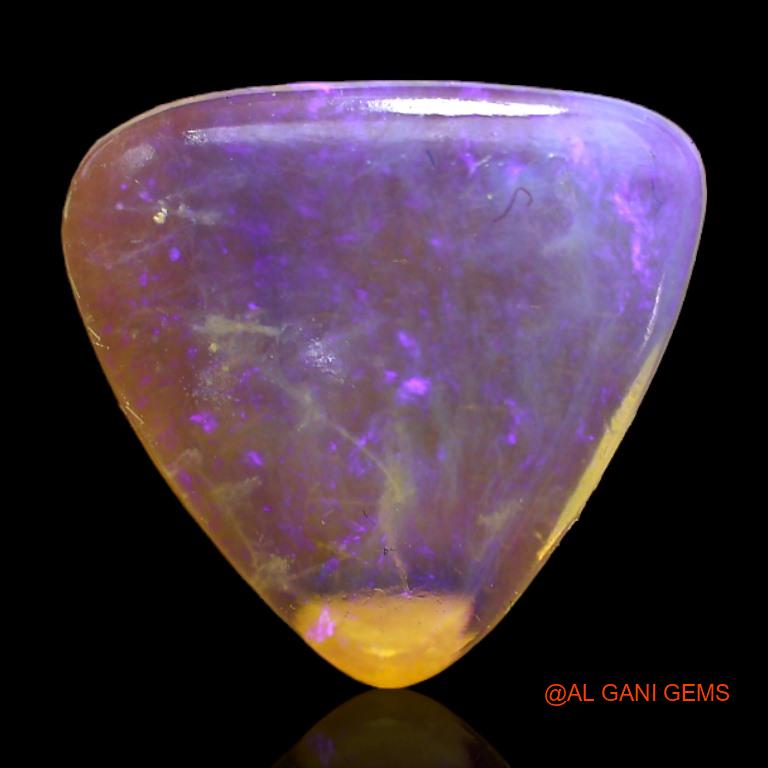 4.30 Cts Unheated Australian Fire Opal Loose Gemstone Trillion Cabochon Natural 14x14x3 mm A-210
