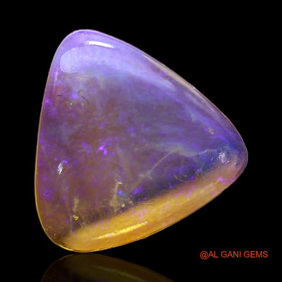 4.30 Cts Unheated Australian Fire Opal Loose Gemstone Trillion Cabochon Natural 14x14x3 mm A-210