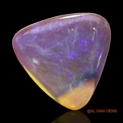 4.30 Cts Unheated Australian Fire Opal Loose Gemstone Trillion Cabochon Natural 14x14x3 mm A-210