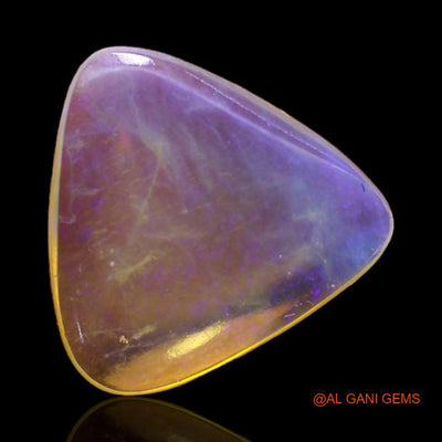 4.30 Cts Unheated Australian Fire Opal Loose Gemstone Trillion Cabochon Natural 14x14x3 mm A-210