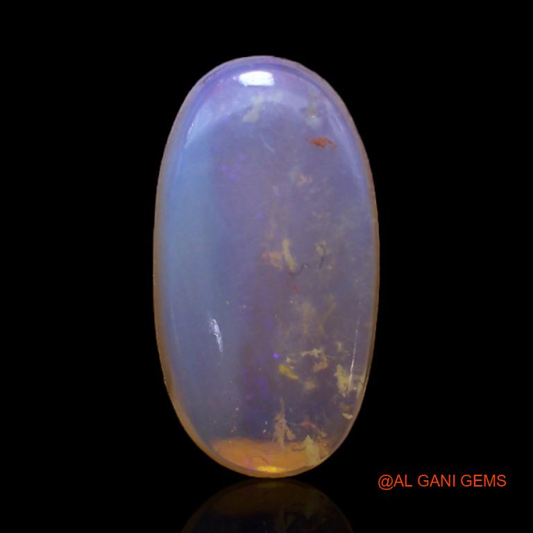 4.25 Cts Natural Australian Fire Opal Oval Cabochon Loose Gemstone For Jewelry 15x8x4 mm A-212