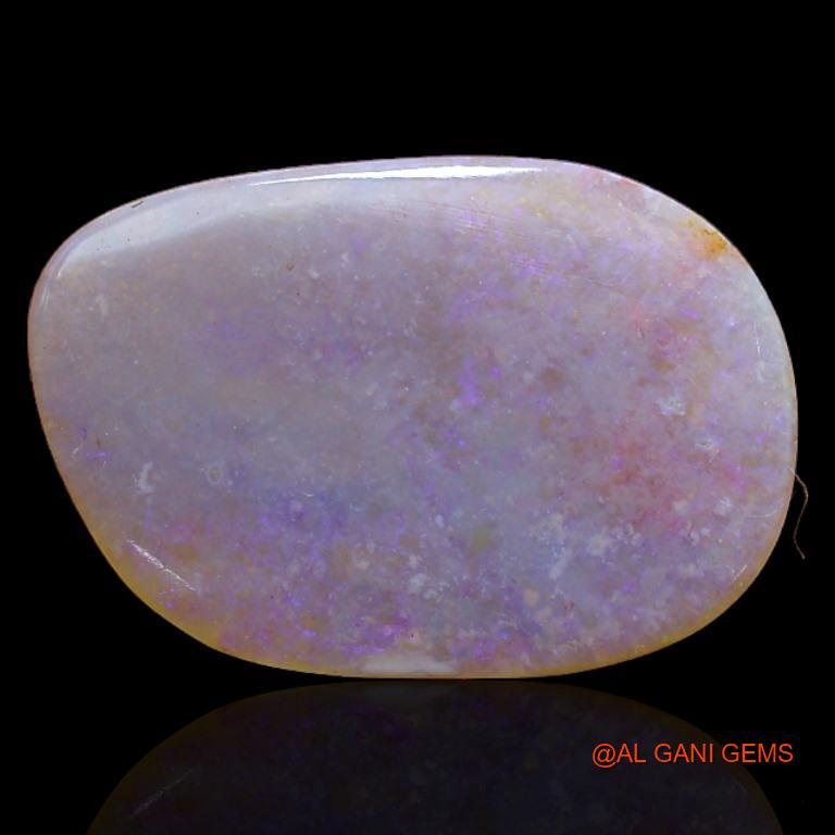 4.20 Cts Natural Australian Fire Opal Fancy Cabochon Loose Gemstone For Jewelry 18x12x2 mm A-213