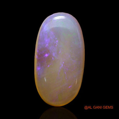 Natural Fire Opal Gemstone 2.65 Cts Loose Oval Cabochon From Australia 14x7x3 mm A-214