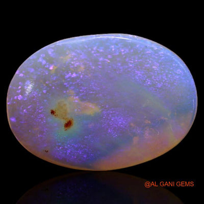 Natural Untreated Fire Opal Loose Gemstone Oval Cabochon From Australia 3.80 Cts 17x13x2 mm A-215