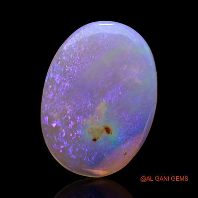 Natural Untreated Fire Opal Loose Gemstone Oval Cabochon From Australia 3.80 Cts 17x13x2 mm A-215