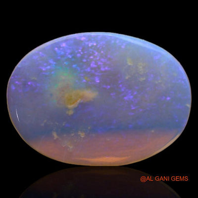 Natural Untreated Fire Opal Loose Gemstone Oval Cabochon From Australia 3.80 Cts 17x13x2 mm A-215