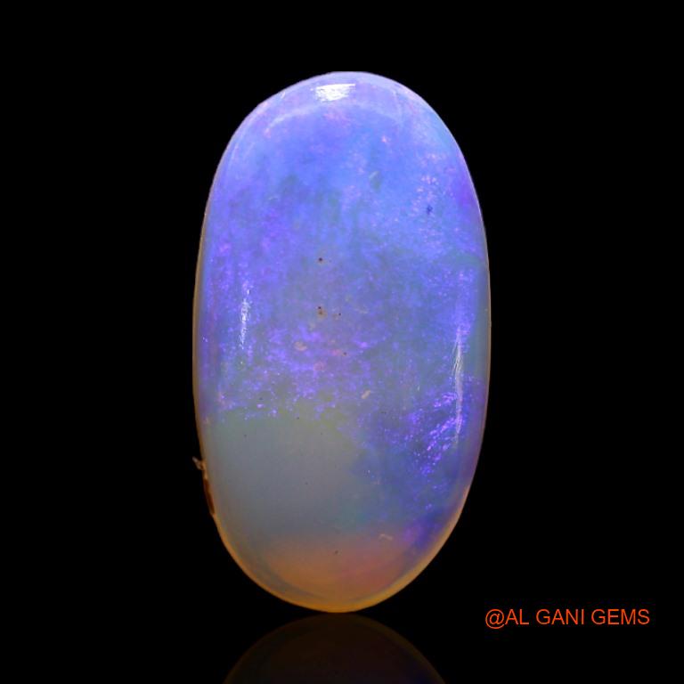 Natural Untreated Fire Opal Loose Gemstone Oval Cabochon From Australia 2.40 Cts 14x8x3 mm A-216