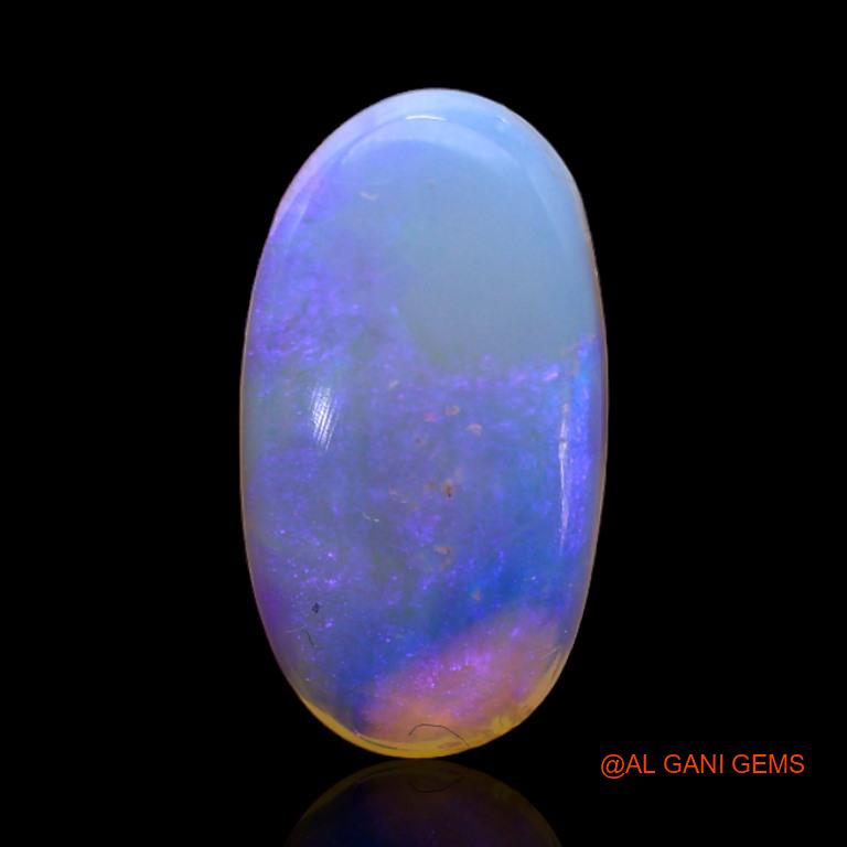 Natural Untreated Fire Opal Loose Gemstone Oval Cabochon From Australia 2.40 Cts 14x8x3 mm A-216