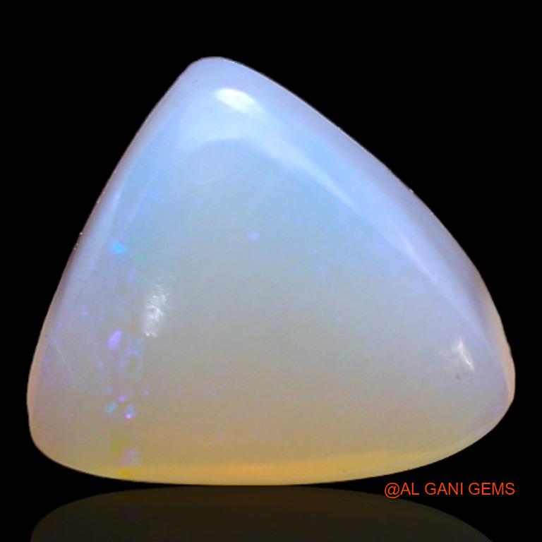Natural Untreated Fire Opal Loose Gemstone Oval Cabochon From Australia 4.85 Cts 11x10x6 mm A-219