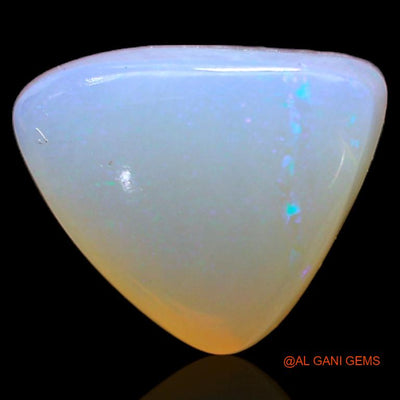 Natural Untreated Fire Opal Loose Gemstone Oval Cabochon From Australia 4.85 Cts 11x10x6 mm A-219