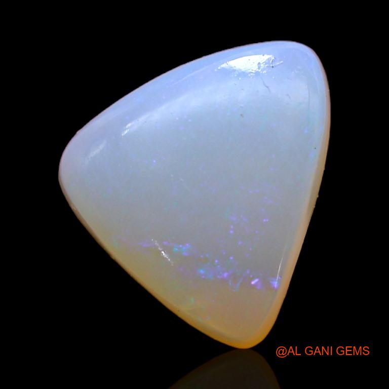 Natural Untreated Fire Opal Loose Gemstone Oval Cabochon From Australia 4.85 Cts 11x10x6 mm A-219