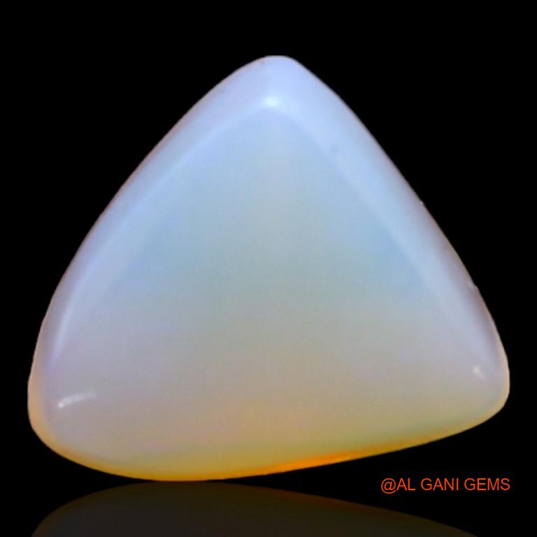 Natural Untreated Fire Opal Loose Gemstone Oval Cabochon From Australia 4.85 Cts 11x10x6 mm A-219