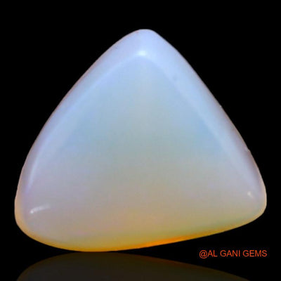 Natural Untreated Fire Opal Loose Gemstone Oval Cabochon From Australia 4.85 Cts 11x10x6 mm A-219