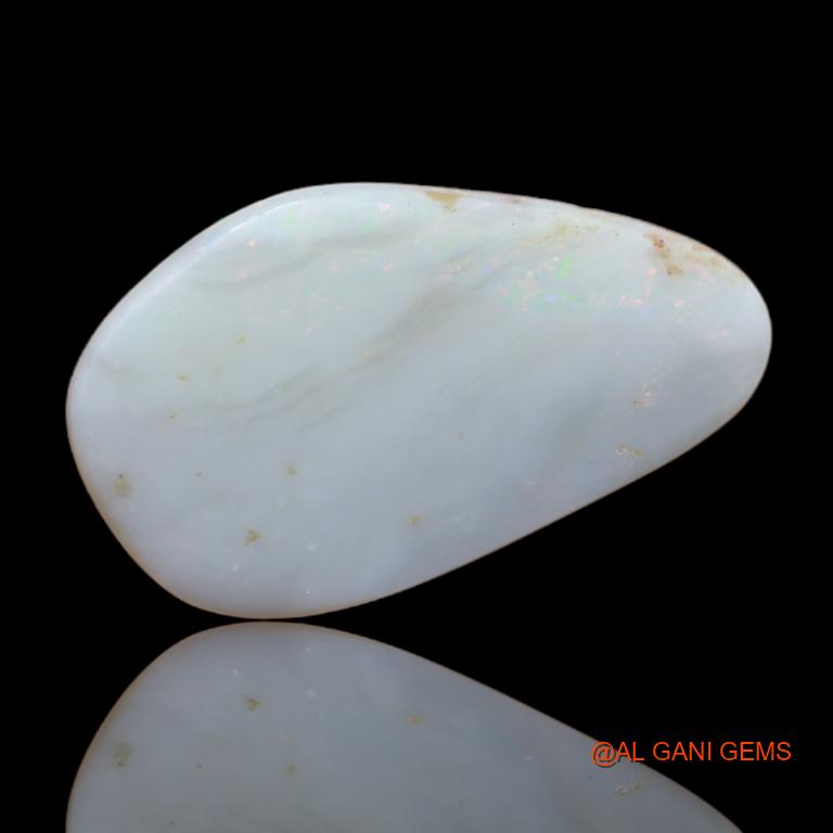 6.25 Cts Natural Australian Fire Opal Loose Gemstone Fancy Cabochon 25x14x3 mm A-21
