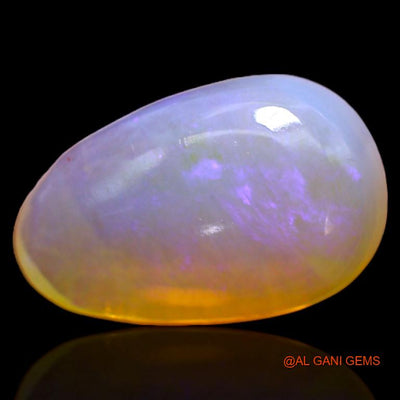 Natural Untreated Fire Opal Loose Gemstone Fancy Cabochon From Australia 3.30 Cts 13x8x4 mm A-220