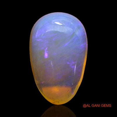 Natural Untreated Fire Opal Loose Gemstone Fancy Cabochon From Australia 3.30 Cts 13x8x4 mm A-220