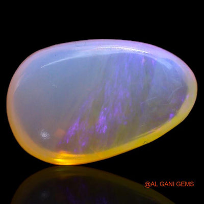 Natural Untreated Fire Opal Loose Gemstone Fancy Cabochon From Australia 3.30 Cts 13x8x4 mm A-220