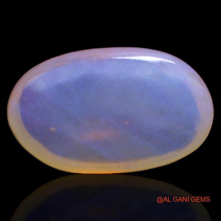 3.95 Cts Natural Australian Fire Opal Loose Gemstone Fancy Cabochon 15x9x4 mm A-222