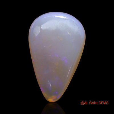 Natural Fire Opal Gemstone 3.70 Cts Loose Pear Cabochon From Australia 16x10x3 mm A-223