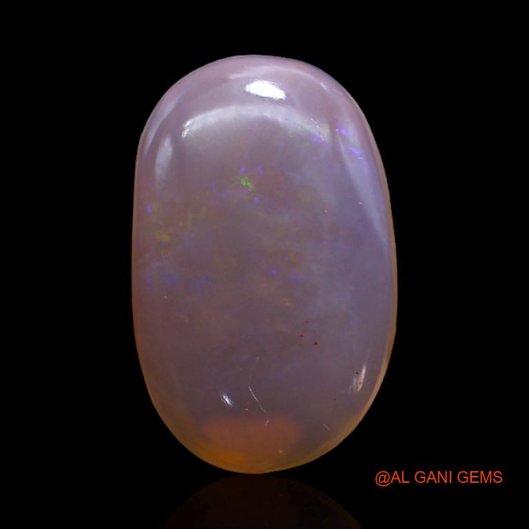 Natural Fire Opal Gemstone 5.95 Cts Loose Oval Cabochon From Australia 17x11x4 mm A-224