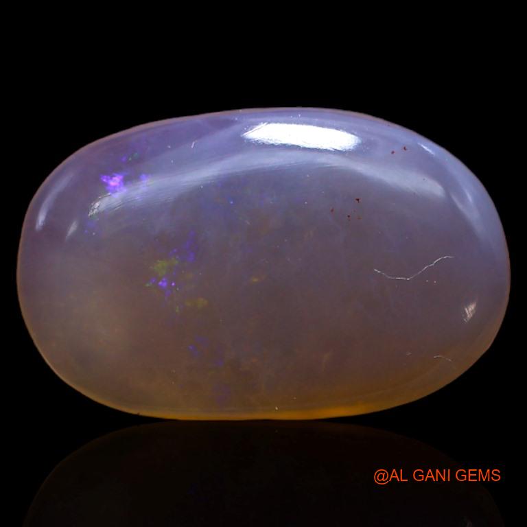 Natural Fire Opal Gemstone 5.95 Cts Loose Oval Cabochon From Australia 17x11x4 mm A-224