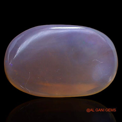 Natural Fire Opal Gemstone 5.95 Cts Loose Oval Cabochon From Australia 17x11x4 mm A-224
