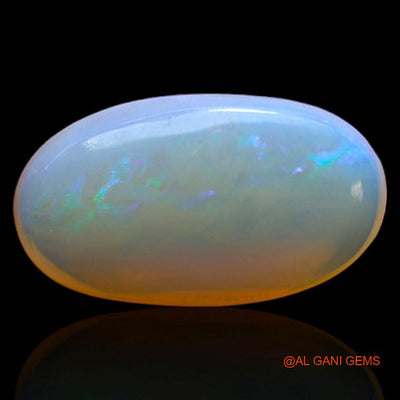 Natural Untreated Fire Opal Loose Gemstone Oval Cabochon From Australia 3.10 Cts 15x8x3 mm A-225