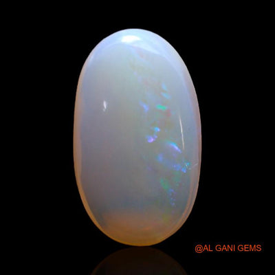 Natural Untreated Fire Opal Loose Gemstone Oval Cabochon From Australia 3.10 Cts 15x8x3 mm A-225