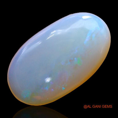 Natural Untreated Fire Opal Loose Gemstone Oval Cabochon From Australia 3.10 Cts 15x8x3 mm A-225