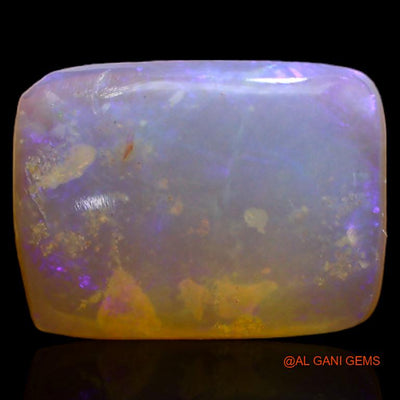 Natural Fire Opal Gemstone 2.40 Cts Loose Square Cabochon From Australia 12x9x2 mm A-226