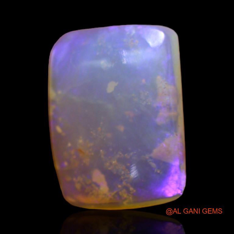 Natural Fire Opal Gemstone 2.40 Cts Loose Square Cabochon From Australia 12x9x2 mm A-226