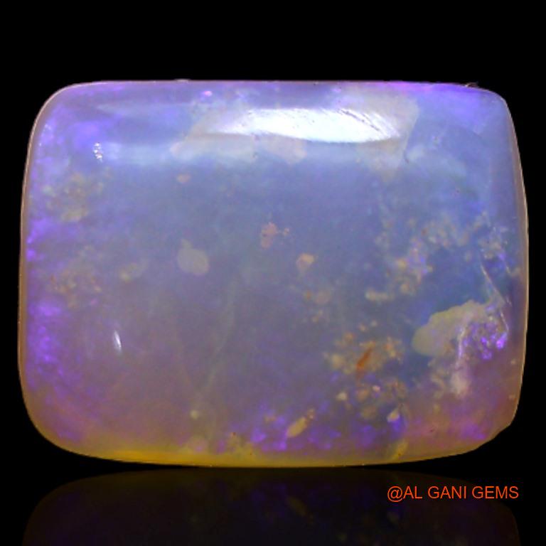 Natural Fire Opal Gemstone 2.40 Cts Loose Square Cabochon From Australia 12x9x2 mm A-226