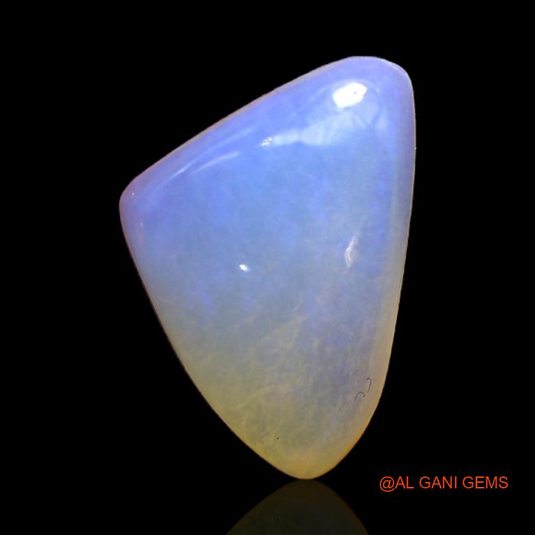 3.60 Cts Natural Australian Fire Opal Loose Gemstone Trillion Cabochon 14x9x4 mm A-227