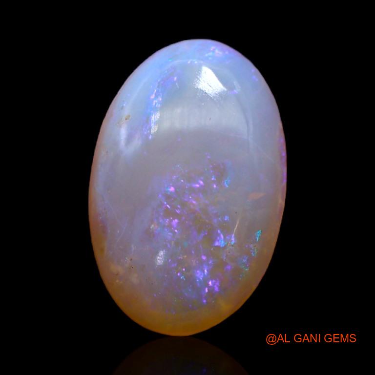 2.95 Cts Natural Australian Fire Opal Loose Gemstone Oval Cabochon 13x8x3 mm A-228