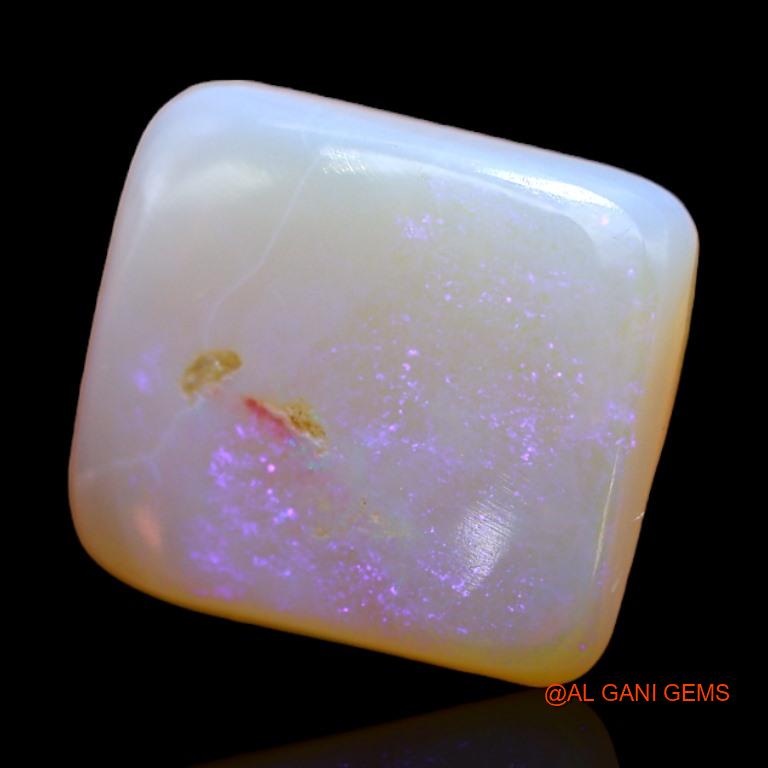 5.20 Cts Unheated Australian Fire Opal Loose Gemstone Square Cabochon Natural 12x11x4 mm A-229