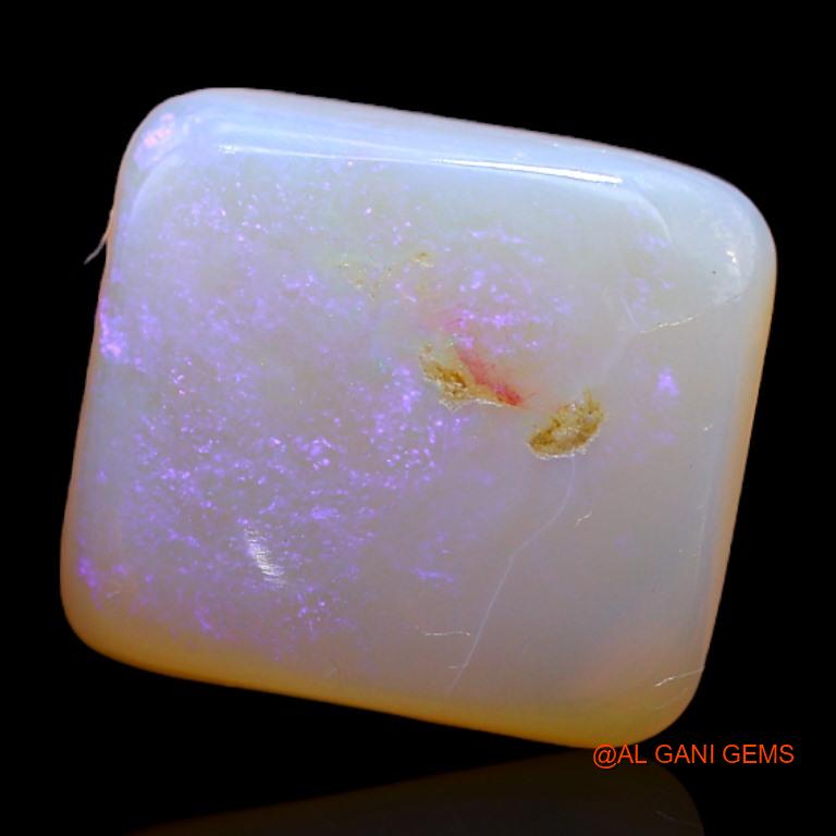 5.20 Cts Unheated Australian Fire Opal Loose Gemstone Square Cabochon Natural 12x11x4 mm A-229