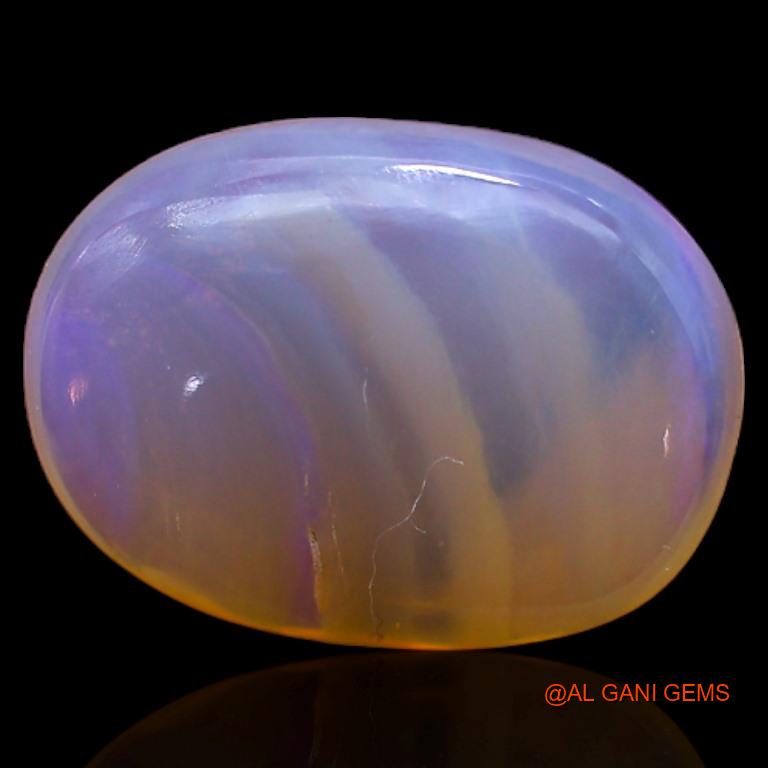 3.65 Cts Natural Australian Fire Opal Oval Cabochon Loose Gemstone For Jewelry 13x9x3 mm A-230
